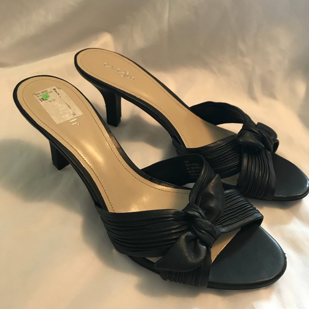 East5th Black heels size 9